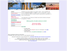 Tablet Screenshot of central-travel.ro